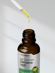 Damiana Liquid Extract | Alcohol Free | 2 fl oz | Vegetarian | by Horbaach