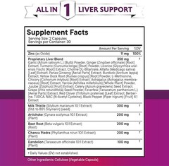 Milk Thistle NAC Chanca Piedra Beet Root Artichoke Dandelion Root Astragalus …