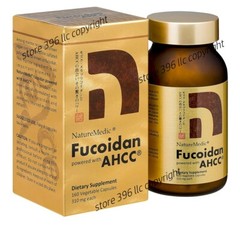 Authentic Fucoidan AHCC (NatureMedic) 160 Capsules Exp 1/2026 with Free Gift