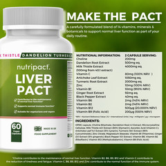 Milk Thistle Complex Capsules – 14 in 1 – Detox & Cleanse – UK Vegan Liver Pact