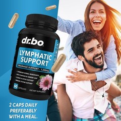 Lymphatic Support Herbal Capsules Immune Wellness 60 Count DR. BO