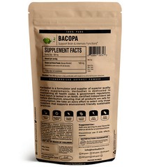 Bacopa Monnieri Extract Powder High Strength Brahmi 50% Bacosides Improve Memory