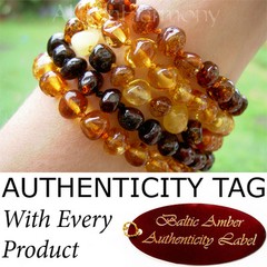 Authentic BALTIC AMBER ADULT BRACELETS certified natural gemstone