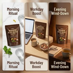 Holior 18-in-1 Black Walnut & Wormwood Herbal Blend for 240 Count (Pack of 1)