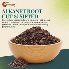 Alkanet Root – Cut & Sifted – Batschia canescens – by NY Spice – FREE SHIP