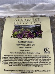 Chaparral Leaf (Larrea tridentata) Cut Sifted, ORGANIC 4oz -Starwest Botanicals
