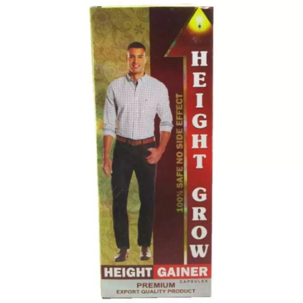 Height Grow Herbal Increase Height Gain Taller Herbal Growth 60 Caps (Unisex)
