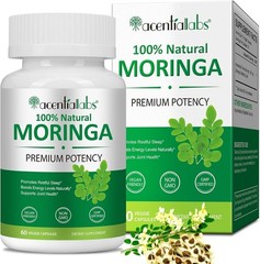 Moringa Capsules 800mg, Pure Moringa Powder Capsules Supports Energy, Joint &…