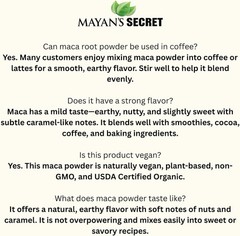 MACA ROOT POWDER – USDA ORGANIC – 1 LB – Free Shipping – Non-GMO – PERUVIAN
