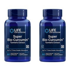 2 package Life Extension Super Bio-Curcumin Turmeric Extract 400 mg 60 Veg Ca…
