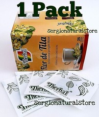 TE DE TILA LINDEN FLOWERS TEA 25 BAGS 0.03 oz Brand Therbal Made in Mexico