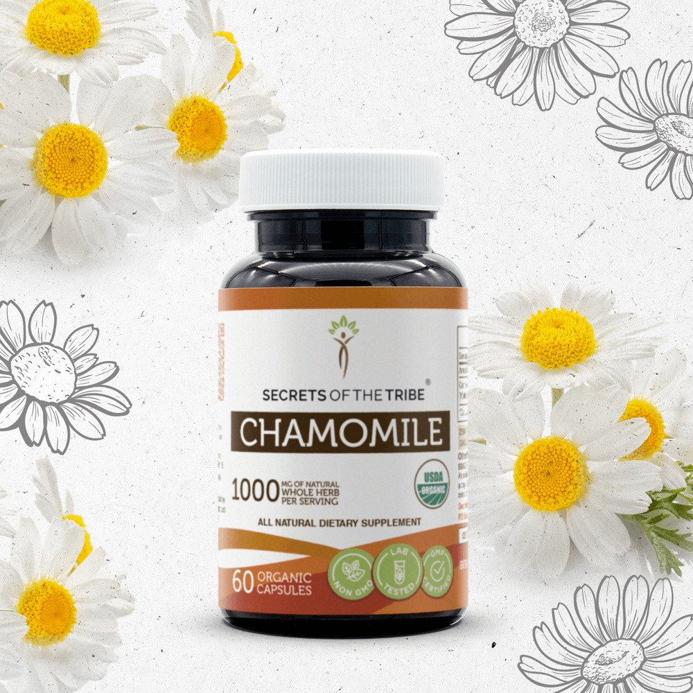 Secrets Of The Tribe Chamomile Capsules, 500 mg