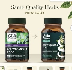 Gaia Herbs Ashwagandha Root – Stress support, 120 vegan liquid Phyto-capsules