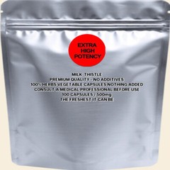 MILK THISTLE With Absolutely No Additives Extra High Potency 100 Veg Capsules