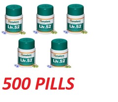 Pack of 5 Bottles Liv 52 Pure Herbal 500 Tabs Exp 2028