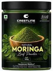 100% Pure Green Moringa Leaf Powder 100g | No Preservatives
