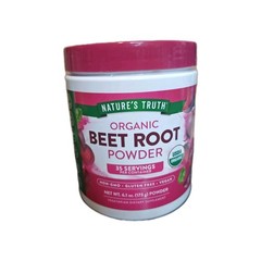 Nature’s Truth Organic Beet Root Powder Vegan Non-GMO 6.1 oz 35 Serving