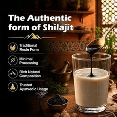 Shilajit Resin Himalayan 100% Pure 10gm, Highest Potency Fulvic Acid Lab Tested
