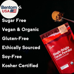 Chocolate Organic Cacao Powder – Unsweetened, Non-Alkalized, Perfect for Baking,