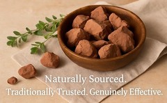 Natural Red Edible Clay Chunks – Organic, Pure, Ideal for Eating and Skin Care –