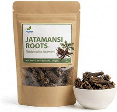 Jodnar Pure Jatamansi Root 100g – Natural Nardostachys Spikenard Whole Root Herb