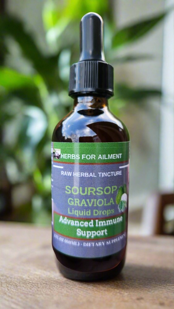 Soursop Graviola Liquid Drops 2oz.