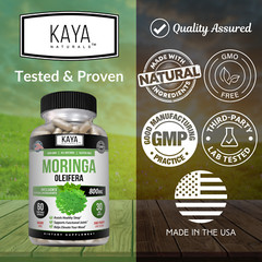 100% Pure Moringa Oleifera Leaf – Superfood, Antioxidant, Greens Supplement