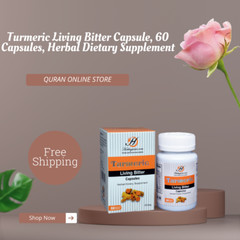 Turmeric Living Bitter Capsule, Herbal Dietary Supplement-Digestive Support