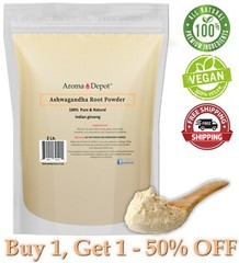 2lb Ashwagandha Root Powder Withania comnifera Indian gindeng aswaganda 2 Libras