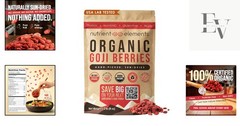 Sun-Dried Goji Berries 0.5 lb – Hand-Picked, High Antioxidants, No Additives