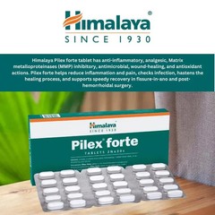 Himalaya Pilex Forte Tablets – 5 Boxes | Herbal Piles Support | Exp 07/2027