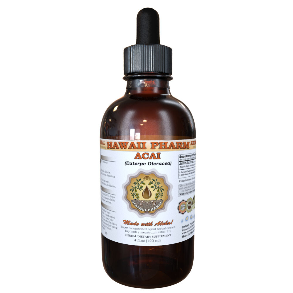 Acai (Euterpe oleracea) Tincture, Organic Berry Liquid Extract