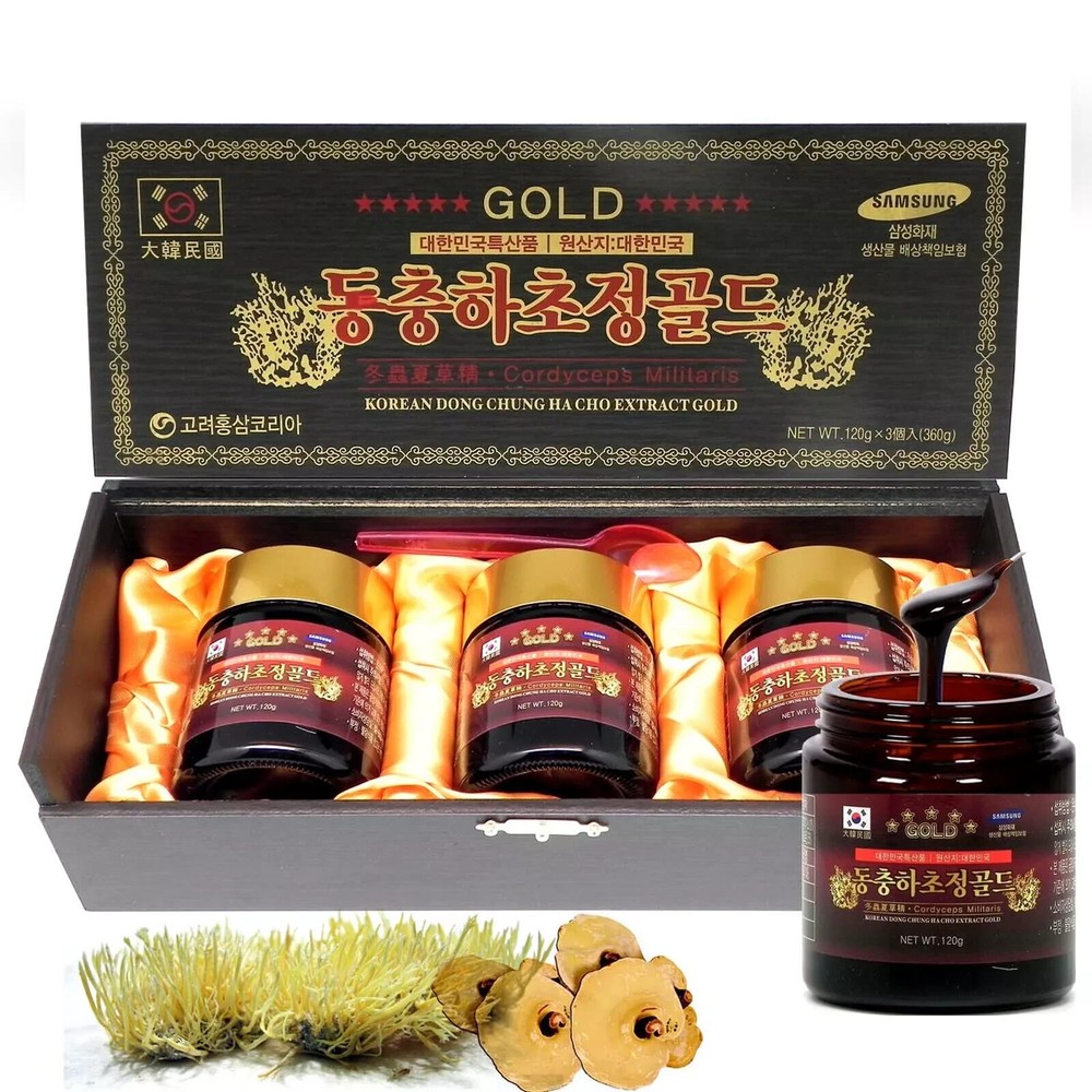 Cordyceps Militaris Extract Gold 360g (120g x 3 ea) Ganoderma Lucidum KOREA