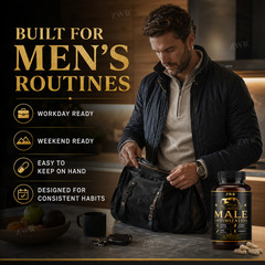 Men’s Health Organ Complex Capsules, Bovine Testicle Liver Heart Prostate