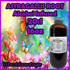ORGANIC ASTRAGALUS ROOT HIGH POTENCY 20:1 EXTRACT 16oz