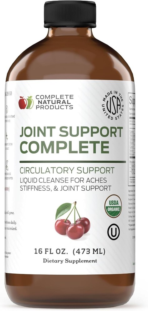 Organic Liquid Joint Supplement w/ Glucosamine Chondroitin Uric Acid Cleanse