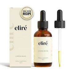 Elire Organic Lemon Balm Extract Mood and Digestive Support Exp 2/2027 NEW FREE