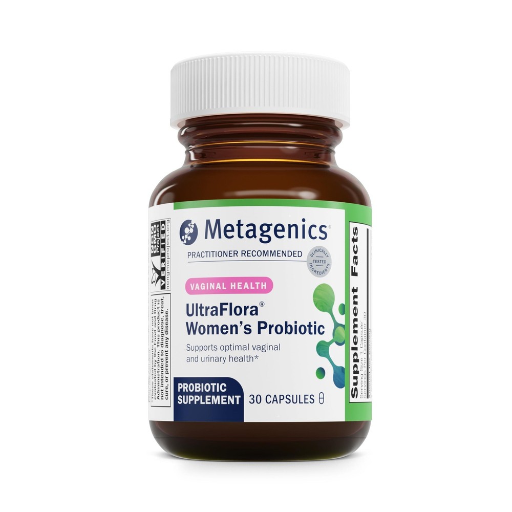 Metagenics UltraFlora Womens Probiotic 30 Count (Pack of 1), Brown