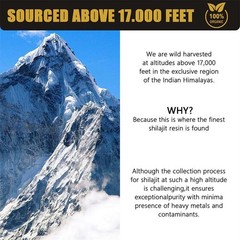 Pure 100% Himalayan Shilajit, Soft Resin, Organic, Extremely Potent, Fulvic Acid