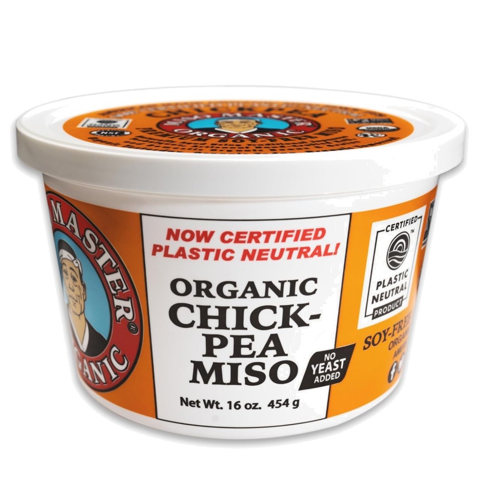 Chickpea Miso Paste – Non-GMO, Kosher & Versatile for All Dishes – 16 oz