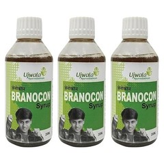 PACK OF 3 Ujwala Ayurvedashram Branocon Syrup(200ML) Used in combination for UTI