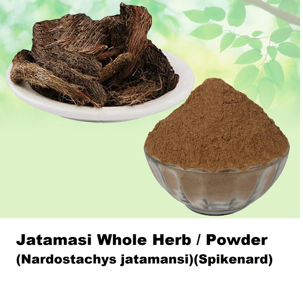 ORGANIC Jatamansi RAW / Powder(Nardostachys jatamansi)(Spikenard) Indian Herb