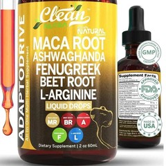 Organic Maca Root Liquid liquid Ashwagandha Fenugreek Beet Root and L-Arginine