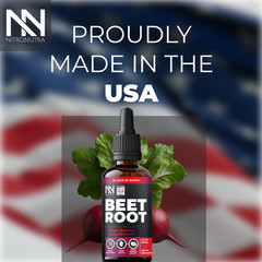 Beet Root Extract Liquid Drops 2oz Nitric Oxide Blood Pressure Circulation USA