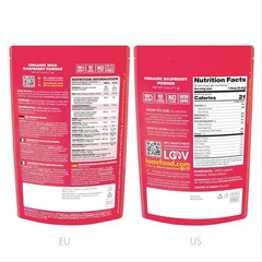 Non-GMO Freeze-Dried Raspberry Powder 6oz – Perfect for Recipes & Shakes