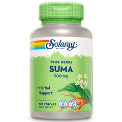 Solaray Suma Root 500mg | Non-GMO & Vegan | 100 VegCaps