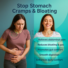 Digestive Complex Capsule-600mg-Helps Stomach Cramps & Bloating-Digestive Health