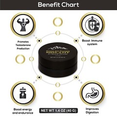 Shilajit Resin – Pure Altai, Golden Grade, High-Quality, 2-Month Supply, 40g