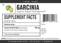 Garcinia Cambogia Extract Powder Detox Slimming Diet Weight Loss KETO Fat Burner