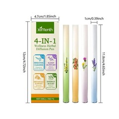 4X Natural Herbal Diffuser with Mullein Thyme Mint for Lung Health and Fresh Air